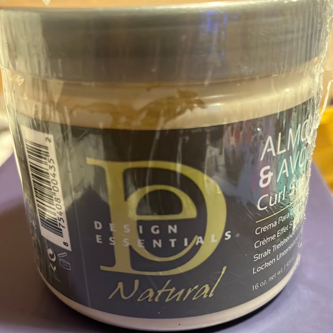 Design essential almond & Avocado curl Stretching Cream